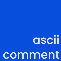 Ascii Comment
